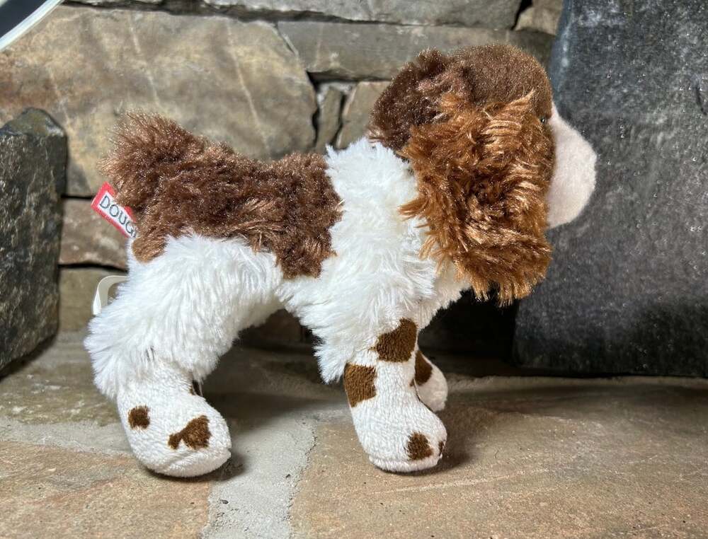 Douglas Cuddle Toy Flair Springer Spaniel Plush Puppy Dog - Picture 5 of 12